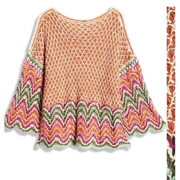 Heatwave knit crochet pullover - Picture 3 of 7